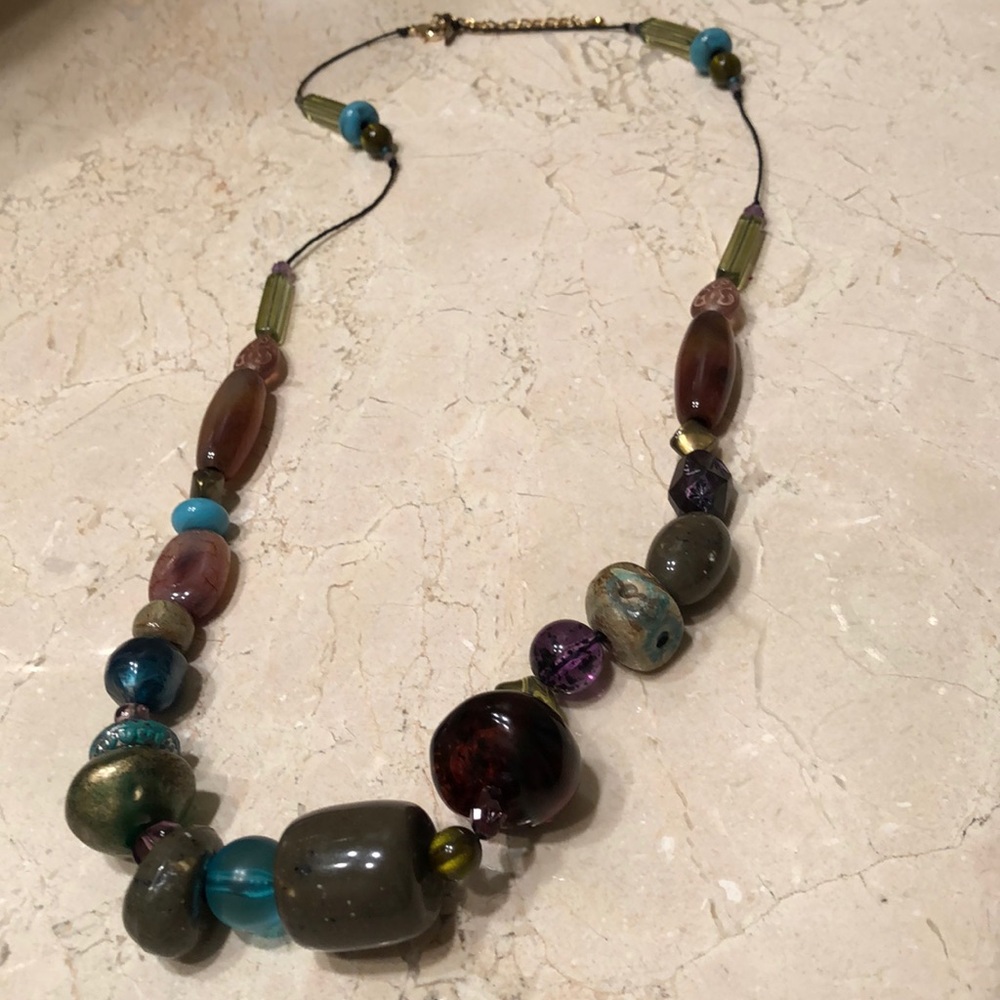 Vintage Teresa Goodall Chunky Artisan Necklace.